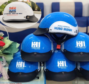 Mũ bảo hiểm in thương hiệu qv-02