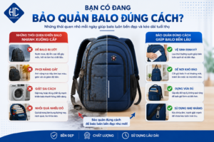 cách bảo quản balo