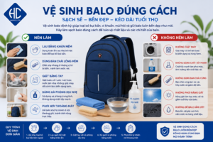 Cách bảo quản balo