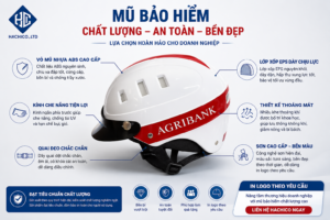 Mũ bảo hiểm đạt chuẩn chất lượng tại Hà Chi