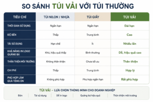 túi vải in logo
