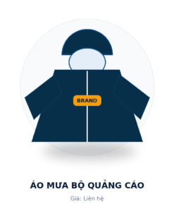 Áo mưa bộ quảng cáo