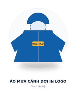 Áo mưa quảng cáo in logo cho sự kiện và doanh nghiệp