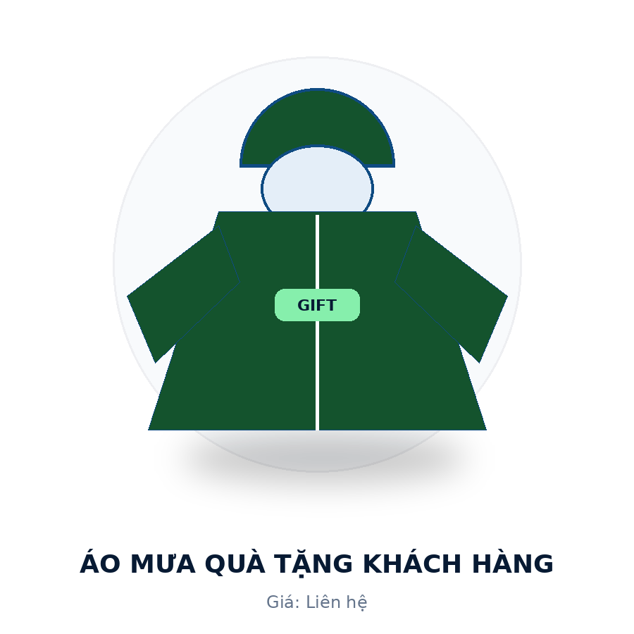 Áo mưa quà tặng khách hàng