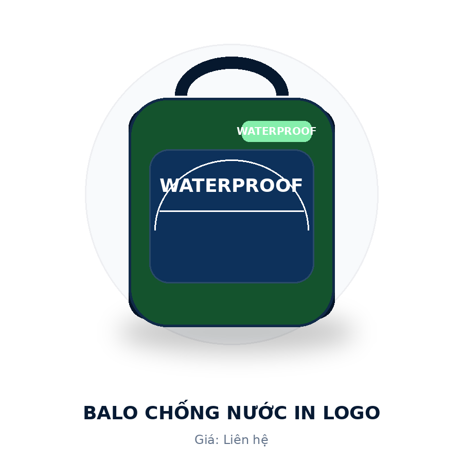 Balo chống nước in logo