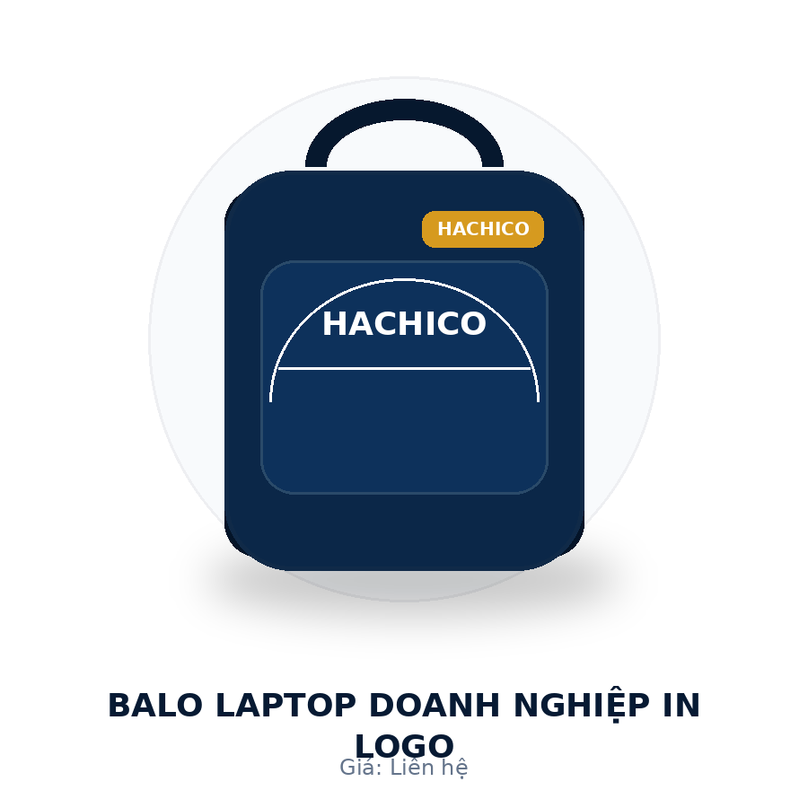 Balo laptop doanh nghiệp in logo