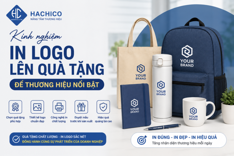 Kinh nghiệm in logo lên quà tặng để thương hiệu nổi bật