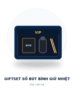 Giftset sổ bút bình giữ nhiệt