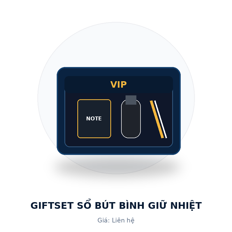 Giftset sổ bút bình giữ nhiệt