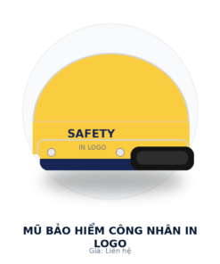 Mũ bảo hiểm công nhân in logo
