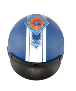Nón Bảo Hiểm Nửa Đầu Sơn Nhám Trơn NBH1201 in logo doanh nghiệp