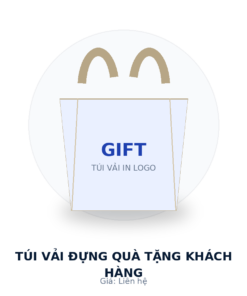 Túi vải đựng quà tặng khách hàng