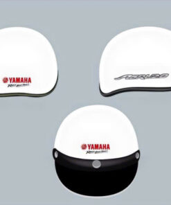 Nón Bảo Hiểm Nửa Đầu Sơn Bóng Trơn NBH1202 in logo doanh nghiệp