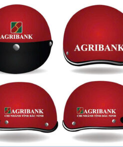 Nón Bảo Hiểm Nửa Đầu Sơn Nhám Trơn NBH1201 in logo doanh nghiệp