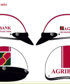 Nón Bảo Hiểm Nửa Đầu Sơn Bóng Trơn NBH1202 in logo doanh nghiệp