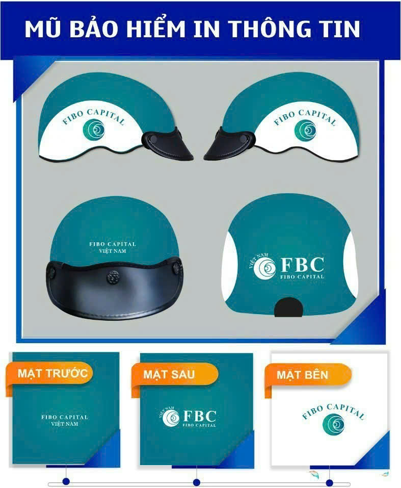 Mũ Bảo Hiểm Nửa Đầu In Logo Dáng Con Sò NBH1205 - Image 4