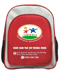 Balo Học Sinh In Logo HS03 - May Theo Yêu Cầu Giá Xưởng
