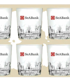Set Quà Tặng In Logo Doanh Nghiệp SG03 | Bộ 6 Cốc Thủy Tinh Cao Cấp