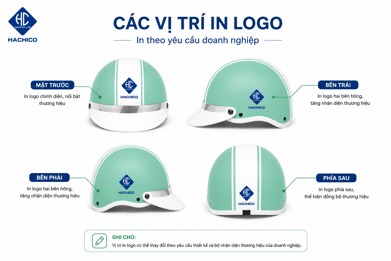 Mũ Bảo Hiểm Doanh Nghiệp In Logo Dáng Con Sò NBH1206 – Giải Pháp Quà Tặng Thiết Thực, Nâng Cao Nhận Diện Thương Hiệu - Image 6
