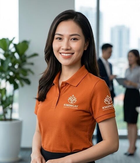 Áo Thun In Logo Doanh Nghiệp PL02 -May Đồng Phục Theo Yêu Cầu - Image 6